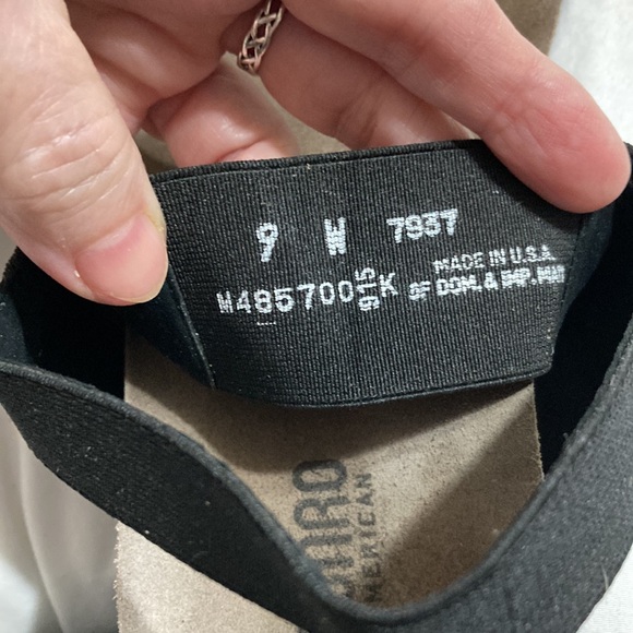 Munro Ladies Pisces Black Snakeskin Comfort Sandal Size 9 - Picture 7 of 11